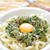 ジャコたっぷり☆ネギ塩うどん♫卵を絡めて～✿