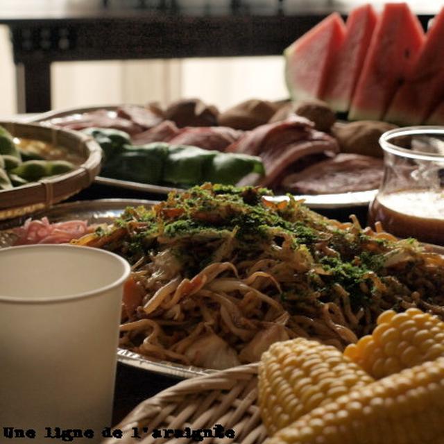 庭なし、遠出なし、の、強引ＢＢＱ party*