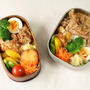 豚丼弁当とおかずだけ弁当