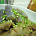 条茄（細長茄子）と油面筋の煮びたし