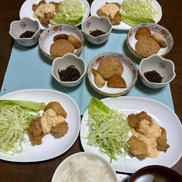 暑くなってきました（６月１７日の夕ごはん）