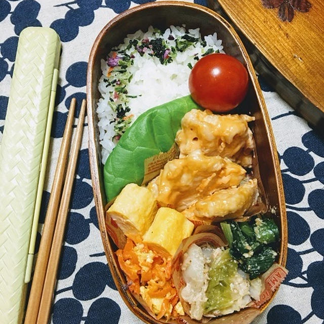 姉さんの職場体験用のお弁当 その 月曜から水曜までの3日分 作りおきをフル活用 By Decoさん レシピブログ 料理ブログのレシピ満載