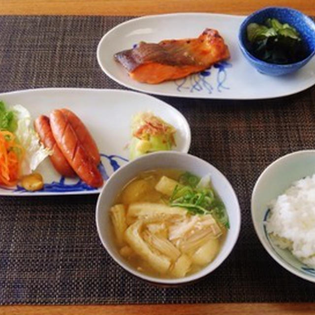 食べ頃かしら☆自家製塩麹漬けサーモン♪☆♪☆♪