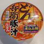 日清どん兵衛豚汁うどん、昨日の昼ごはん#私のごはん
