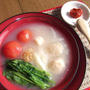 クレソン＆トマト入り★中華七目粥