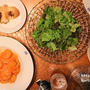 久しぶりにフォカッチャ以外のパン。と、『海老トマトクリームパスタ』の夜ごはん。