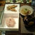 久しぶりにちゃんと和食ご飯。さくらご飯。蓮根バルサミコ餅、長いもチーズ焼き、ちかの竜田揚げ。
