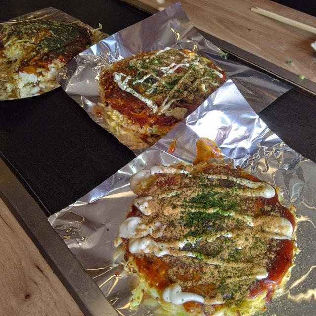 錦わらいのお好み焼き、昨日の昼ごはん#私のごはん
