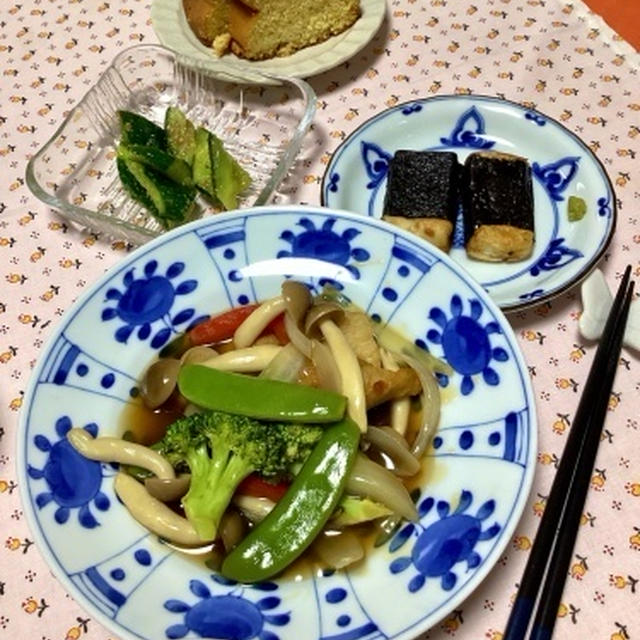 2025.05月前半の教室、基本の中華で白身魚の野菜餡かけ