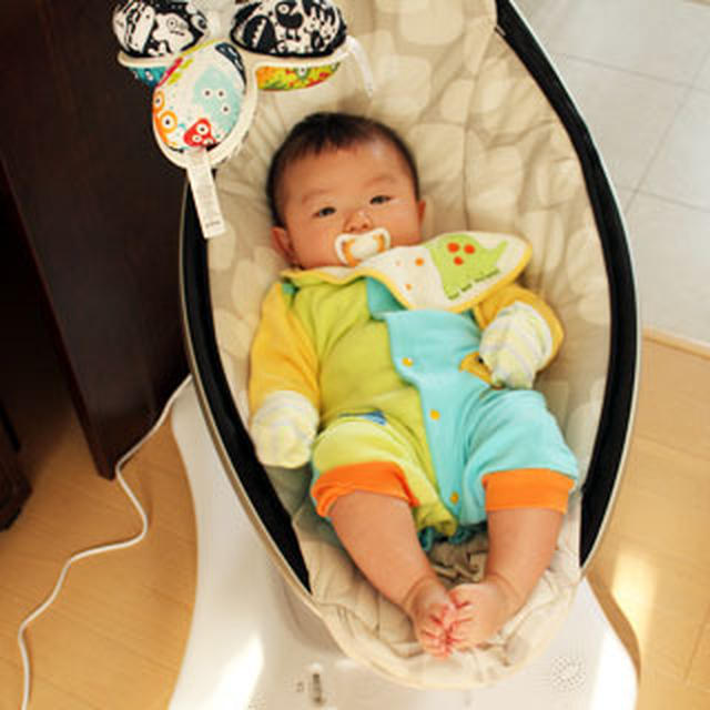 電動バウンサーmamaroo ママルー By みんじらぁさん レシピブログ 料理ブログのレシピ満載