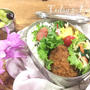 パパと息子の✳︎サトウの丸メンチ弁当♡
