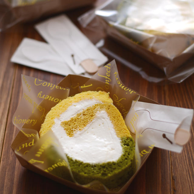 ６月６日はロールケーキの日【３色ロールケーキ】。