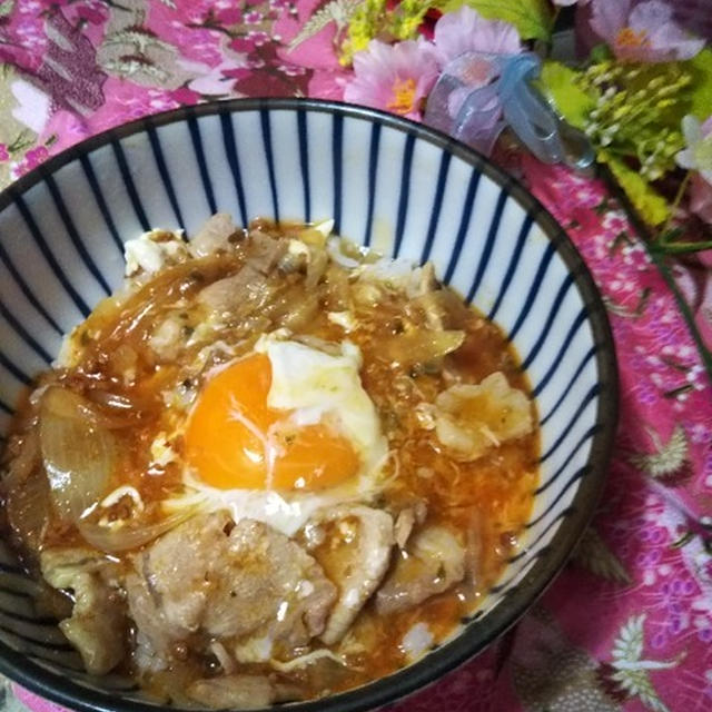 久しぶりのお料理レシピ★麻婆豆腐のたれで簡単！麻婆他人丼★