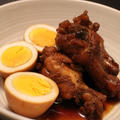 【圧力鍋】鶏の手羽元と卵の酢鶏の作り方（レシピ）