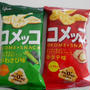 コメッコ、ホタテ味とのりワサビ味
