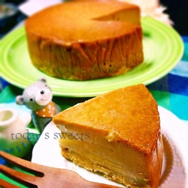 ほろ苦♡おもてなしキャラメルチーズケーキ♡