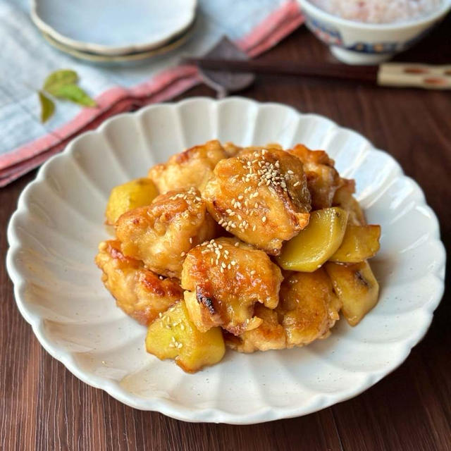 ご飯が進みすぎる☆鶏むね肉と豆腐の甘辛じゃが煮