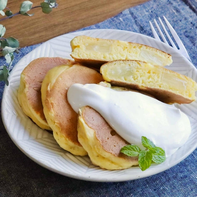 じゅわっとジューシー！「パイナップルパンケーキ」