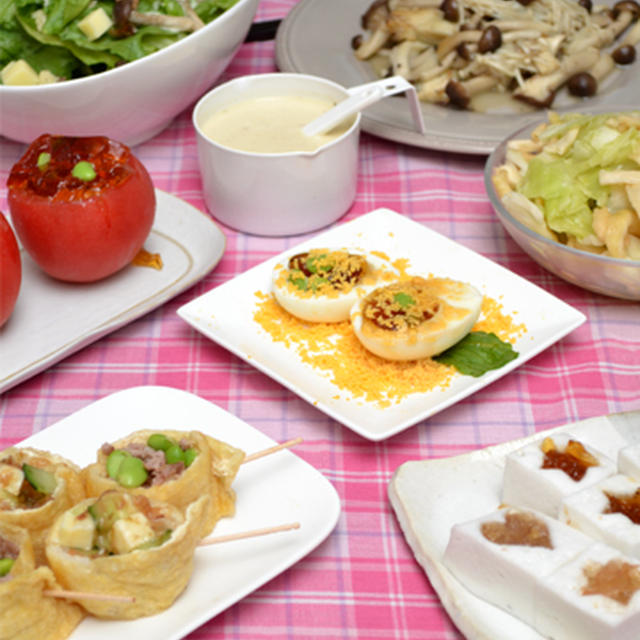 ジュレジュレジュレ・・・きのこきのこの晩ご飯。