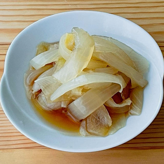 【野菜ひとつ】めんつゆで 玉ねぎのさっぱりおひたし