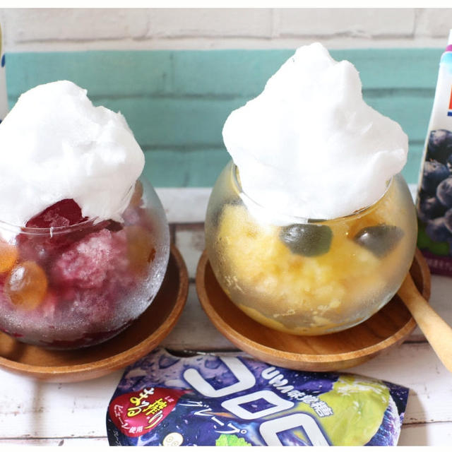 ふわふわ♪フルーツカルピスシャーベット｜コンビニおやつ実験室