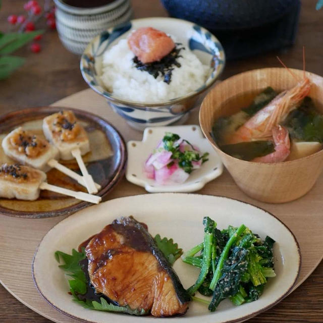 和食の気分だった晩ごはん