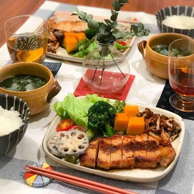 【献立】豚肉の味噌漬けソテーで夜ごはん