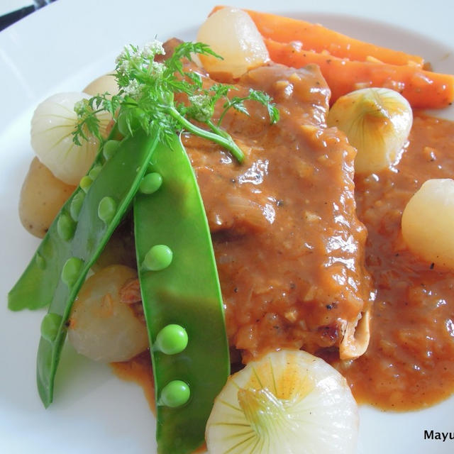 仔羊のナヴァラン・春野菜プランタニエール　Navarin d’agneau printanier