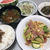 アスパラベーコンと卵の炒め物
