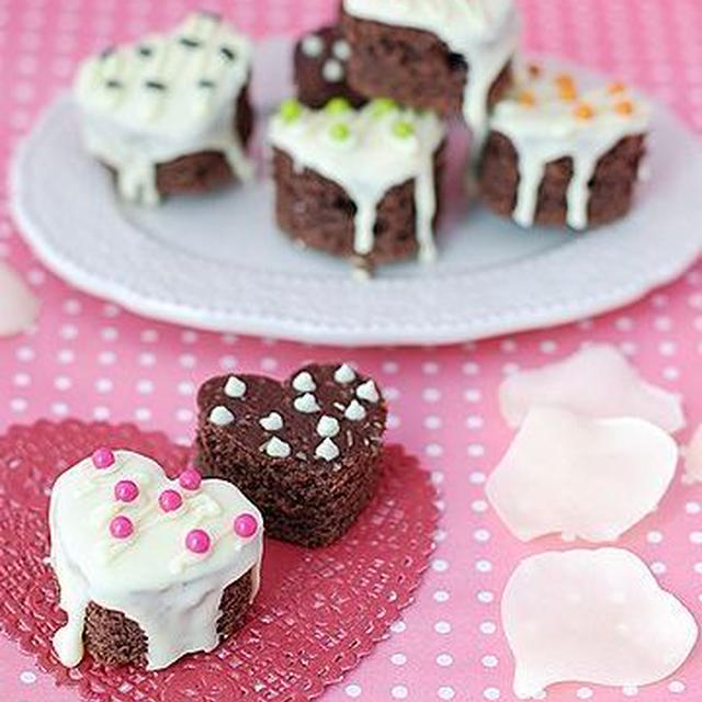 かわいすぎっ♡ハートのチョコミントケーキ