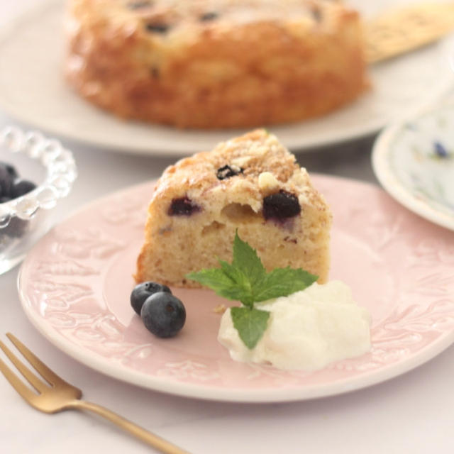 【当選】ザーネワンダーホイップクリームとブルーベリークランブルケーキ
