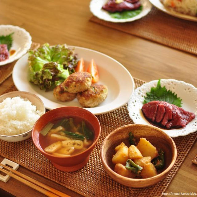 一昨日の晩ごはんの食卓と、すぅが絶対に言いそうにないこと