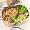 中華風干し椎茸そぼろの混ぜごはん　晩ごはんの残りで作るお弁当　４月３日　水曜日