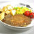 カレイのから揚げ　自家製フライドポテト　バターコーン