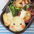 ポケモンキャラ弁＊ピカチュウとさつまいもとベーコンのめんつゆ炒め