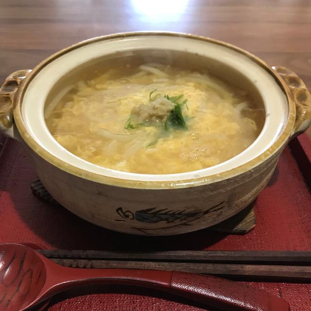 寒くて鍋焼きうどん