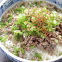 夏のお昼にオススメ！！さっぱり肉そぼろそうめんネギ塩レモン味