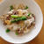 「福島県産アスパラガス」と牛肉のガーリックチャーハン