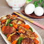 ～ ピりっとゆず香る ～ 肉巻き長芋 の 甘辛炒め