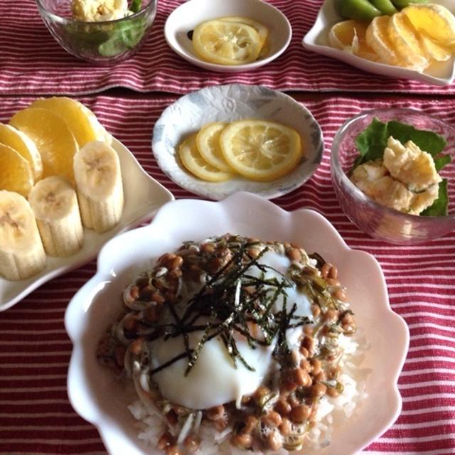 朝ごはんとはちみつレモン〜タクミ試合当日