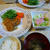 豆腐と鶏肉の小判焼き。
