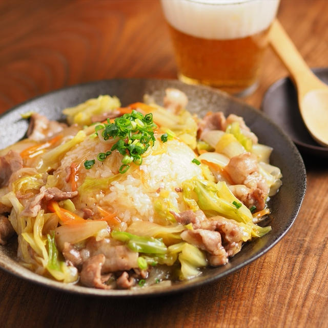 メシ通！「豚バラと春野菜のあんかけご飯」