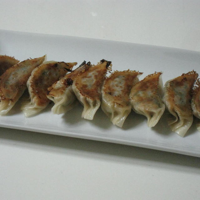 小松菜の味噌餃子