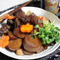 豚スペアリブと京いもの角煮風煮物
