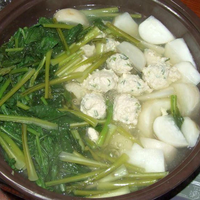 まるで真冬＝鍋が恋しい