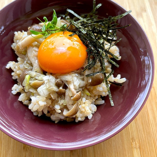 旨ダレ♪ネギ塩しめじご飯