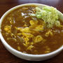 朝ごはんの残りで「玉子カレー丼」