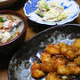 海老の天ぷら醤油炒め