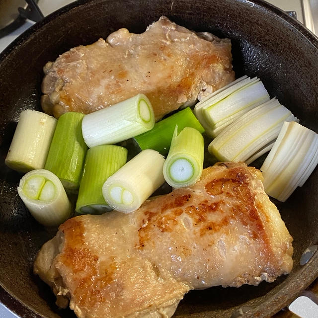 うまつゆ照り焼きチキン☆焼きとり、ねぎま風