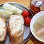 塾はやっぱりいいお値段( ；∀；)目玉焼きで簡単オープンサンドの朝ごはん＼(^o^)／